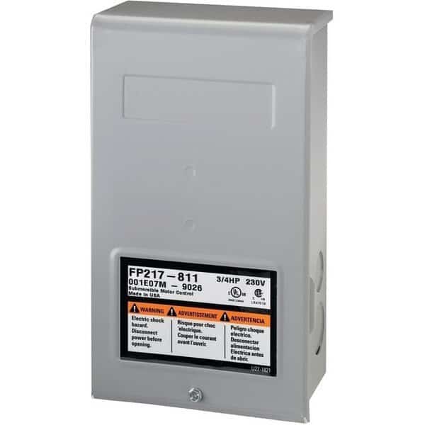 FP217-810 Control Box, 230 V, Multiple Size Electrical Knockout, Wall Mounting, NEMA 3R Enclosure