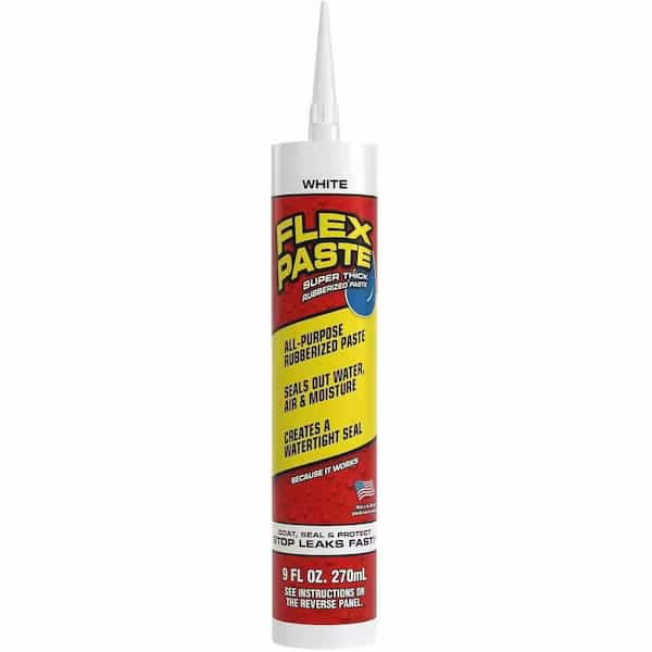 Flex Seal Family of Products Flex Paste White Rubberized Paste 9 fl. oz.
