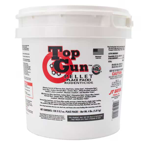 Rodenticide,Green Pellets,4 lb. Pail, Mfr#: 754, JT EATON