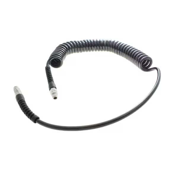 Spiral Hose, Technithane, 1/4" x 3/8" x 30', 1/4" MPT, Black