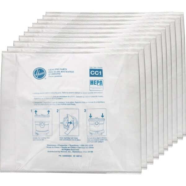 Disposable Vacuum Bag, Type CC1, 4 PK