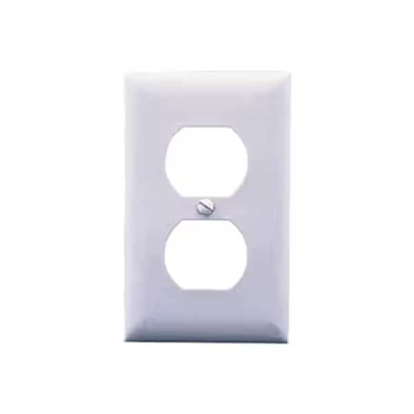 Duplex Receptacle, 1-Gang, Ivory