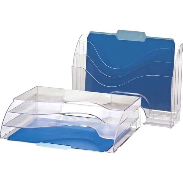 Officemate Hangable Two-Way Organizer Clear