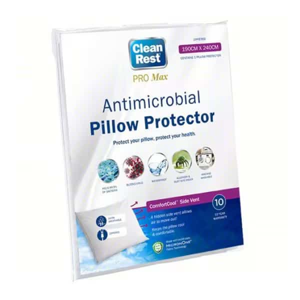 Pillow Protector, 28 in L, White