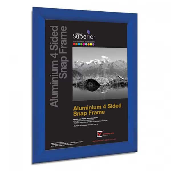 Poster Snap Frame, 18" x 24", 1" Profile, Blue