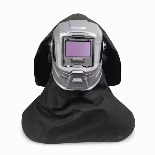 Hard Hat PAPR System, T94iH-R, Helmet, Belt-Mount, MSA Fas-Trac III ratchet-suspension headgear