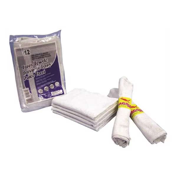 All-Purpose Terry Bar Towels, 12PK