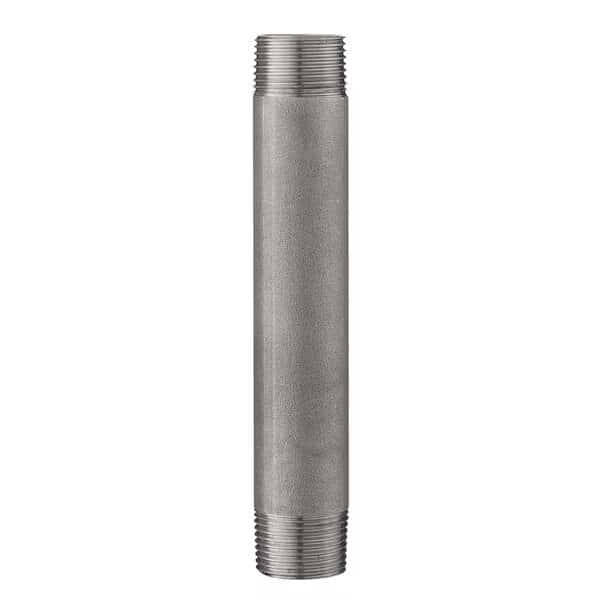 1/2" x 3" Decorative Sandblast Iron Pipe Nipple, 10PK