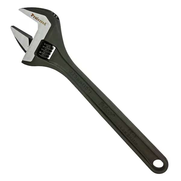 15" Standard Adjustable Wrench, Phosphate Finish