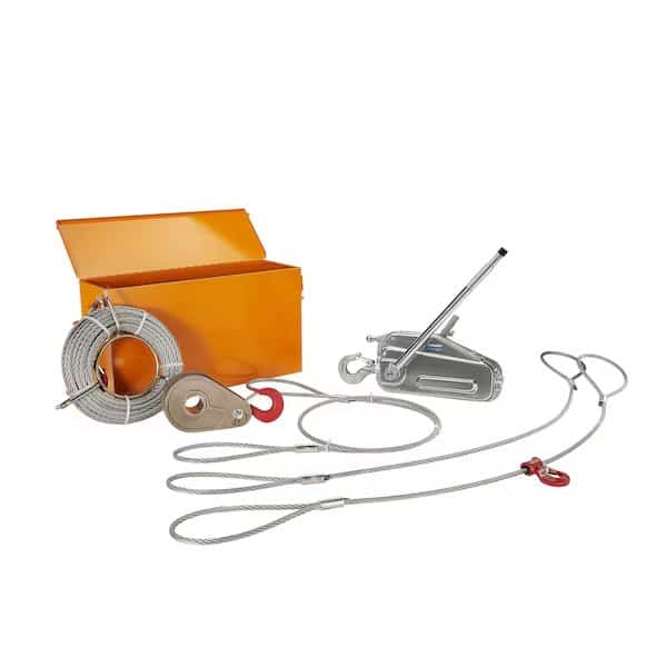 Griphoist Rescue Kit, 2,000 lb. (1 Ton), 60ft. Lift, TU17K, GRIPHOIST / TIRFOR, Mfr# RESCUETU17K