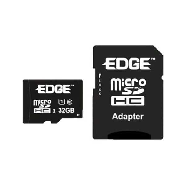 EDGE 32 GB Class 10/UHS-I (U1) microSDHC - Lifetime Warranty