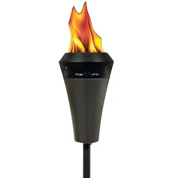 Flame Torch, 66 in H, Metal