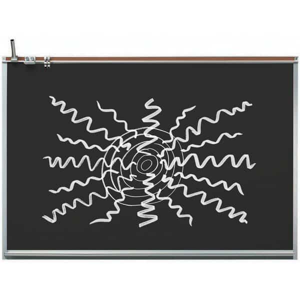 Black 120 Series Magnetic Dry-Erase Markerboard 48"x72"