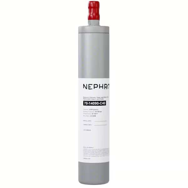 Commercial Water Filter, 2 gpm, 3"dia.