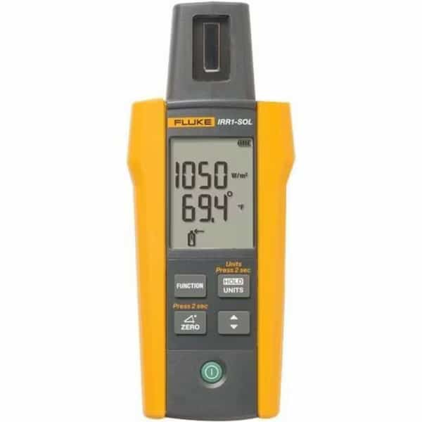 Irradiance Meter, 1,400 W/sq m, -90 -90