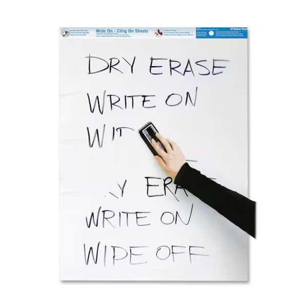 Rediform National Write-On Cling Sheets - 35 Sheet - White Paper