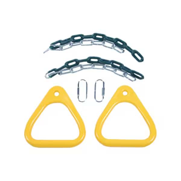 PLAYSTAR PS 7836 Gym Ring, Polyethylene, Gold/Yellow