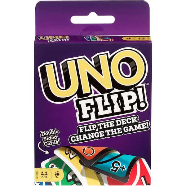 Mattel Uno Flip Card Game Multicolored