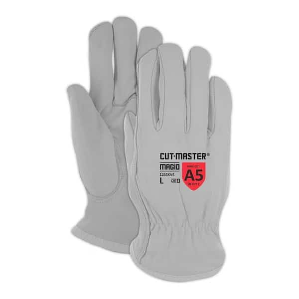 Cutmaster 1255Kv4 Arc Leather Driver GloveCut Level A5 , 2Xl