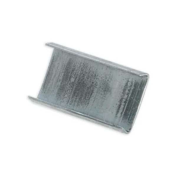 Steel Strapping Seals, Open/Snap On Regular Duty, 1/2", Silver, PK5000