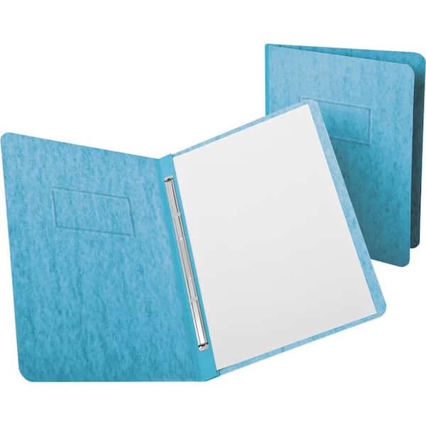 Oxford, Pressguard Report Cover, Prong Clip, Letter, 3in Capacity, Light Blue