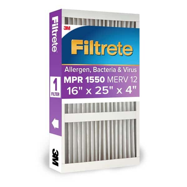 Ultra Allergen Reduction Deep Pleated Filter, Qty. 4