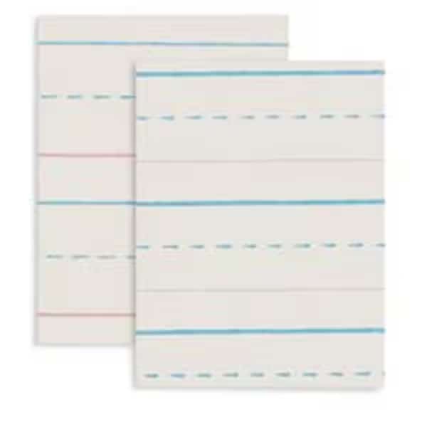 Broken Midline Paper- .63in.x.31in. Long Rule- 10-.50in.x8in.- WE