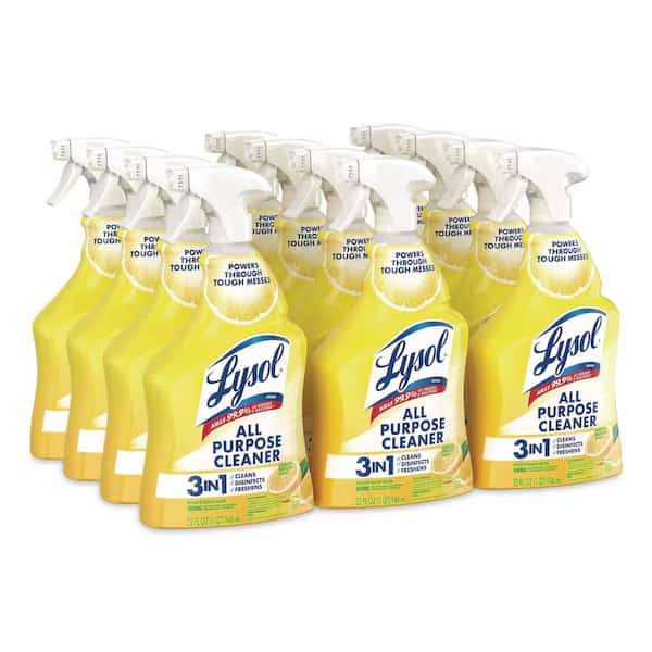 All Purpose Cleaner, Trigger Spray Bottle, 32 oz, Lemon Breeze, 12 PK
