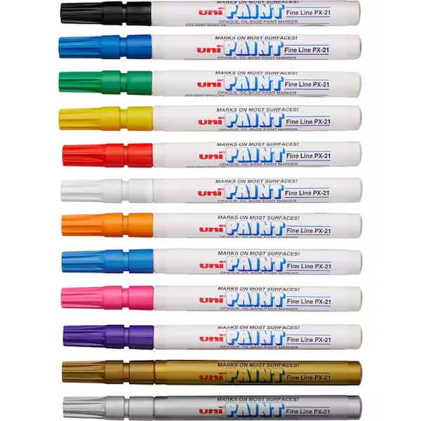 Industrial Marker, Fine Point, PK12
