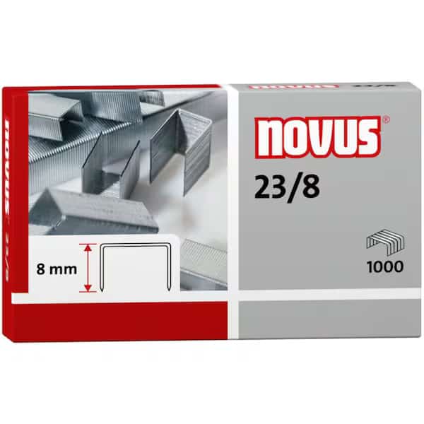 Premium HD Staples, 23/8, 1k, 8mm, PK1000