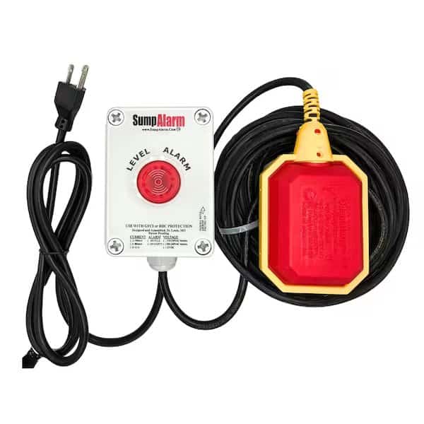 Indoor/Outdoor, High-Water Alarm, 120V, 100 Foot Tethered Float