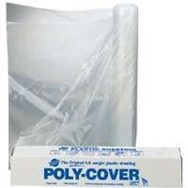Warp's 4X3CC Waterproof Poly Film, 200 ft L, 3 ft W, 4 mil Thick, Clear