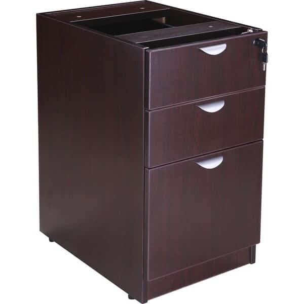 N189-MOC 71 x 0.87 x 29.5 in. Bow Front Desk Shell Mocha