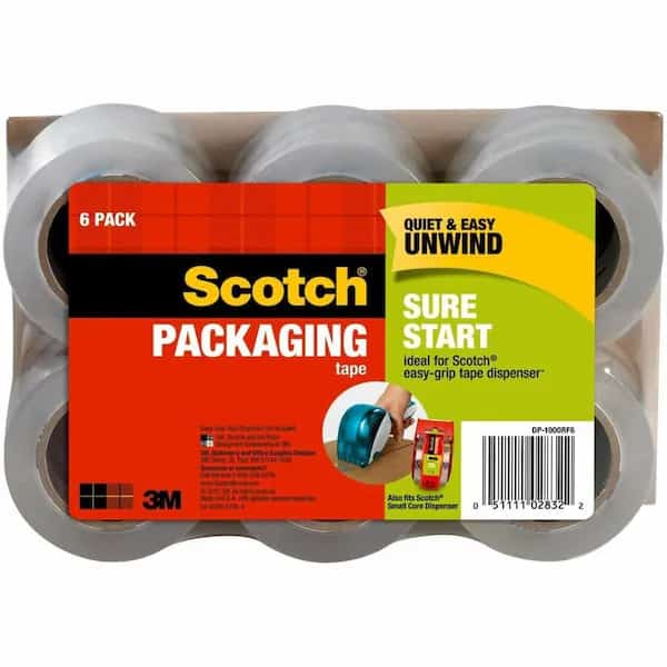 Packaging Tape, 1.88 s x 900 in., PK6