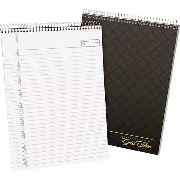 Gold Fibre Classic Wirebound Legal Pads, Brown