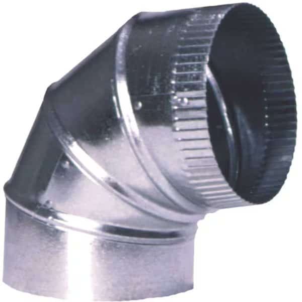 10 in. 90-Degree Turned 26-Gauge Adjustable Elbow