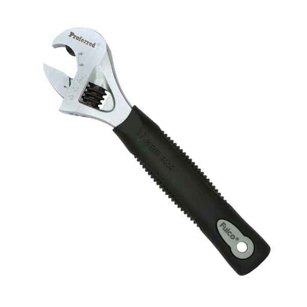 8" Ratcheting Adjustable Wrench, Matte Finish