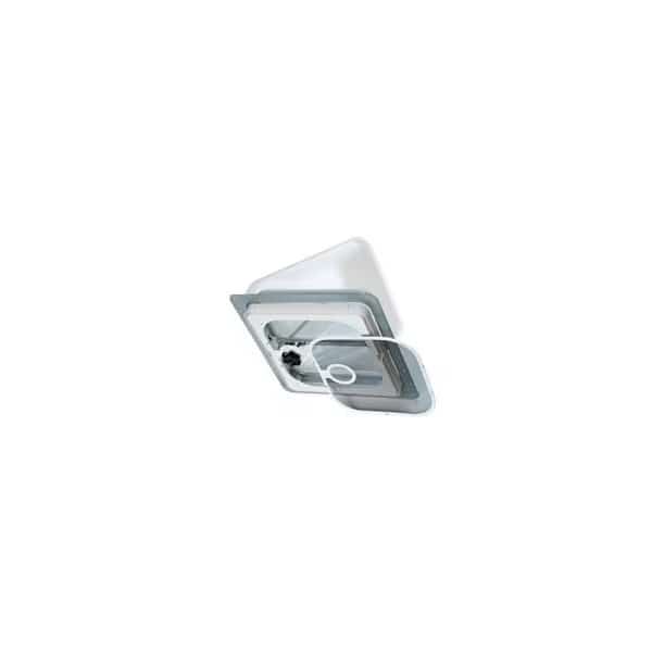 VENTILATION RV For 14 Inch x 14 Inch Vents Polar White Aluminum