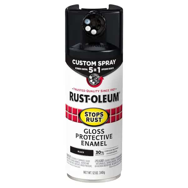 Rust Preventative Spray Paint, Gloss, 12oz, Rust-Oleum, Mfr#: 376884