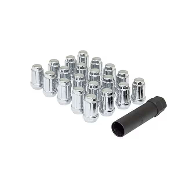 5 Lug Kit 12 x 20 Thread Size 60 Degree Conical Spline Drive Spline Drive Acorn