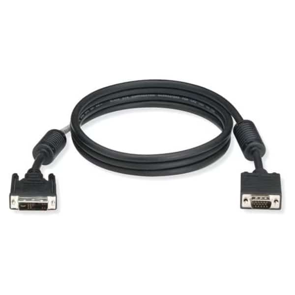 Dvi-A Male, Straight Hood/Vga Hd15 Male,