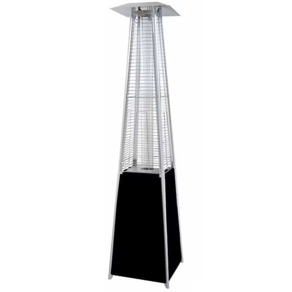 Quartz Glass Tube Patio Heater, 40000 BTU, Propane, Stainless Steel