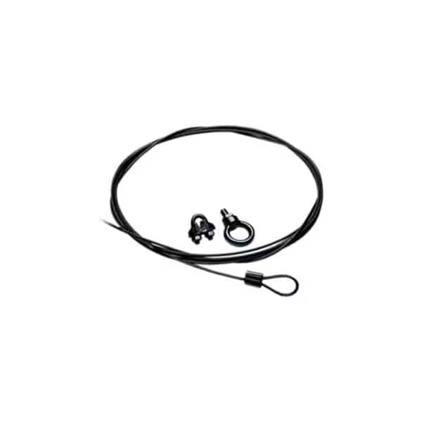 Black 10 Foot Cable and Clamp