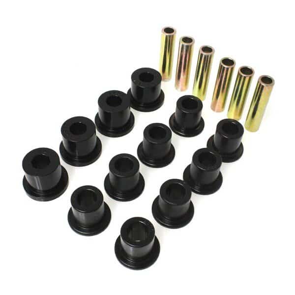 Leaf Spring Bushing, Black; Polyurethane