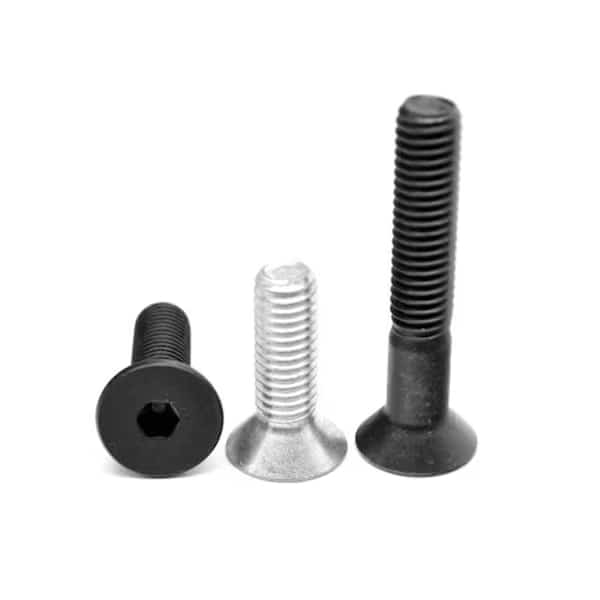 No.8-32 x 1.25 in. Coarse Thread Socket Flat Head Cap Screw, 18-8 Stainless Steel, 2500PK
