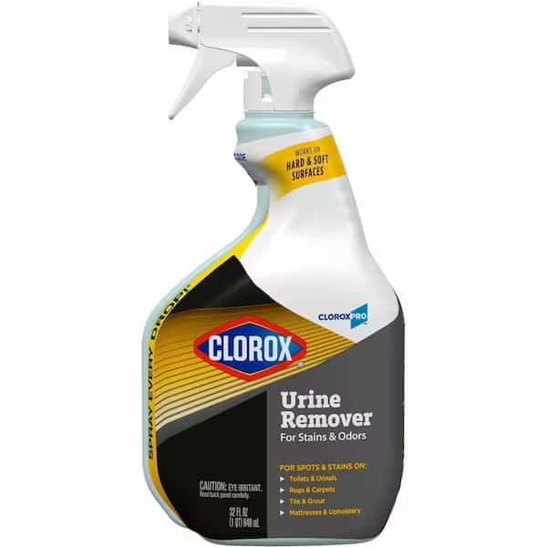 Urine Remover for Stains and Odors, 32 oz Spray Bottle, PK9, 9PK