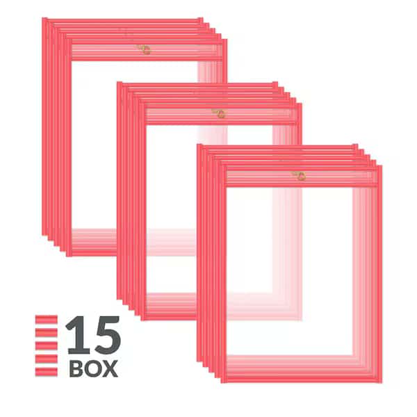 Shop Ticket Holder,Red,9 x 12",PK15, Mfr#: 43914, C-LINE PRODUCTS