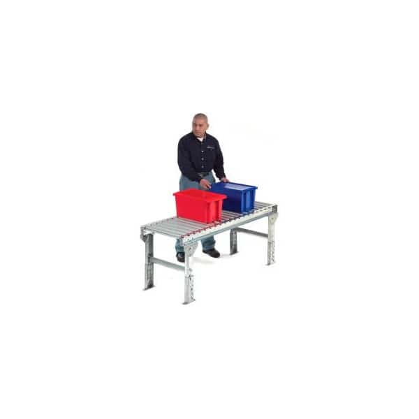 Omni Metalcraft 1.9" Dia. Steel Roller Conveyor Straight Section