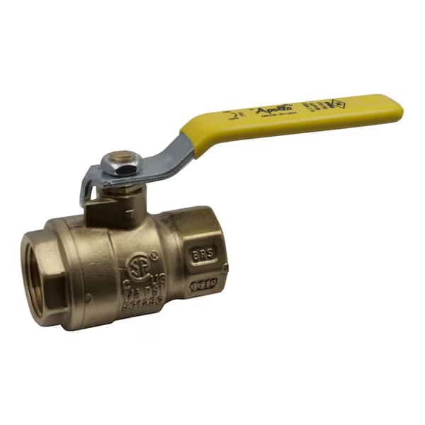 Manual 2-Way Ball Valve, NPT, Brass