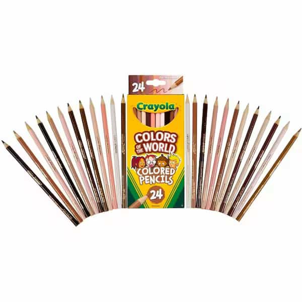 Colors of the World Colored Pencils, 24 Colors Per Set, 72PK